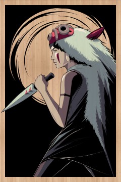 Craig Drake Princess Mononoke-bamboo