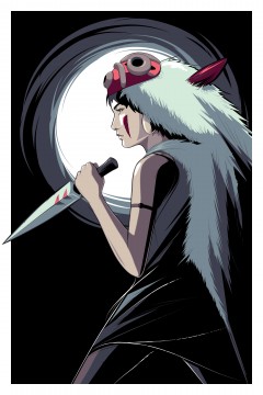Craig Drake Princess Mononoke paper