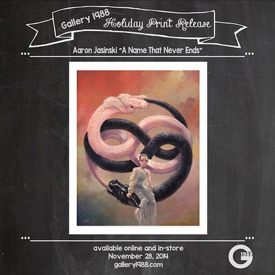 Aaron Jasinski’s Neverending Story inspired print