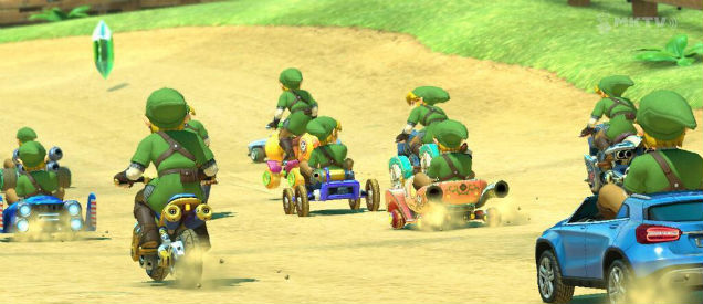 There Are Altogether Too Many Links In Mario Kart 8