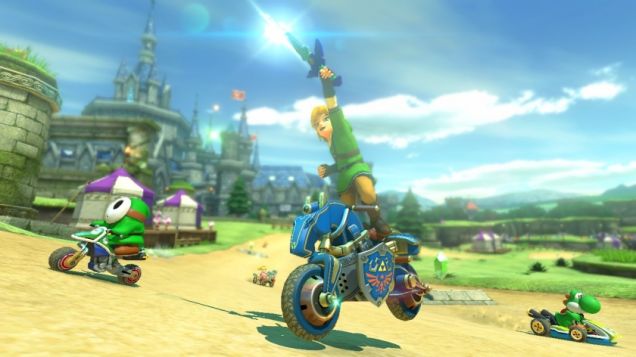 Link Is Now In Mario Kart, And He Brought A Sword