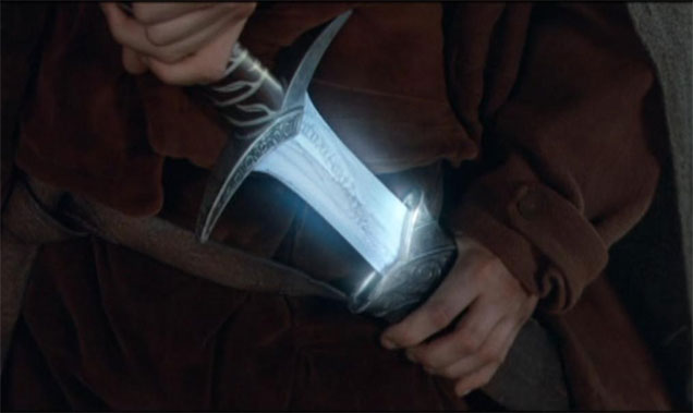 Hobbit Sword Glows When It Detects Wi-Fi