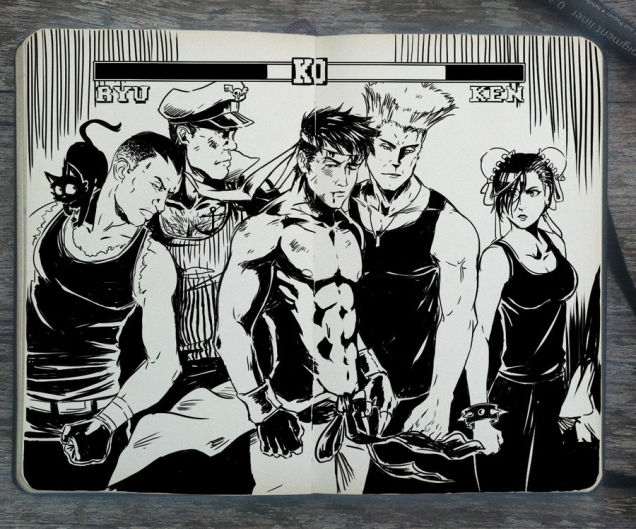 Man Draws Cool Sketches Every Day For A Year