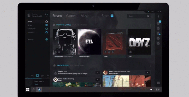Classy Steam Redesign Is Better Than The Real Thing