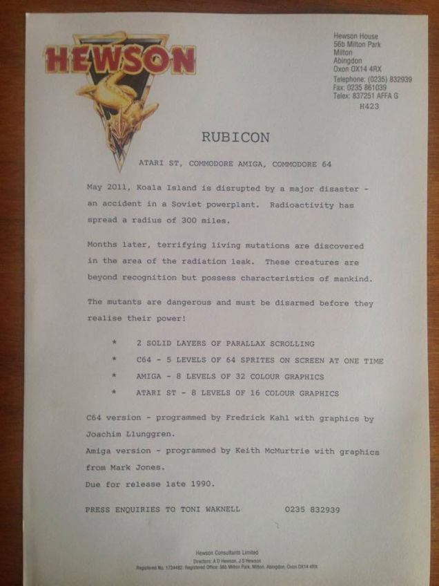 Old Video Game Press Releases Were Cool