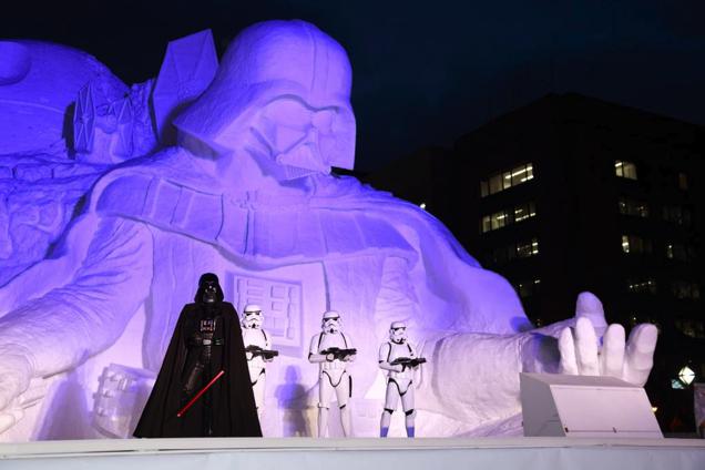 Japan Turns Hoth into Mount Rushmore