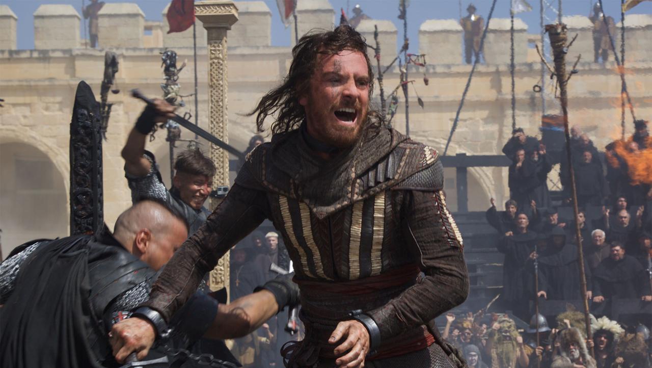 Michael Fassbender in Assassin's Creed