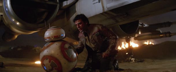 A scene from The Force Awakens