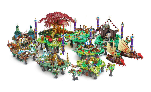 This Bastion-Inspired LEGO World Deserves Its Own Game
