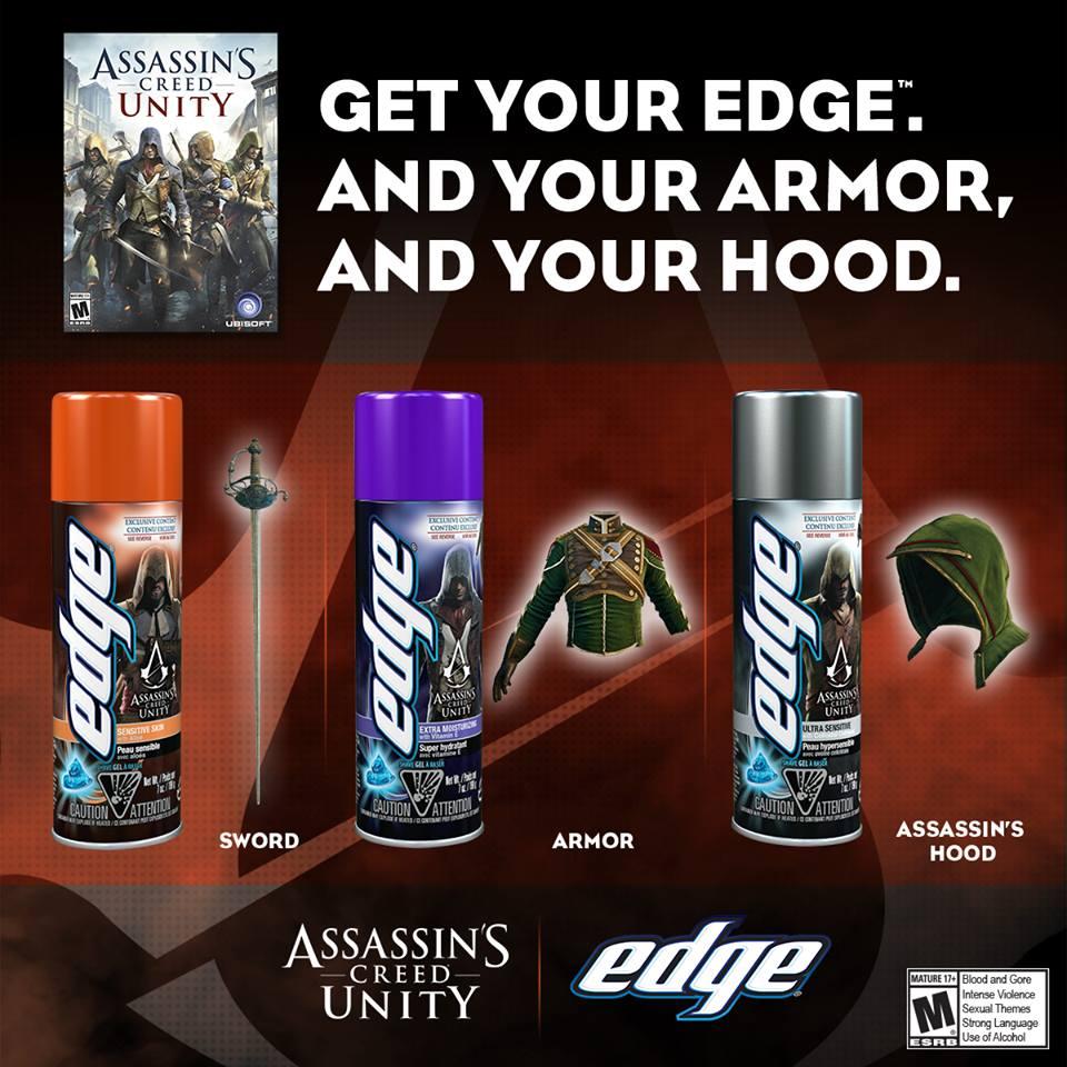 Buy Shaving Cream, Get Assassin's Creed Unity DLC