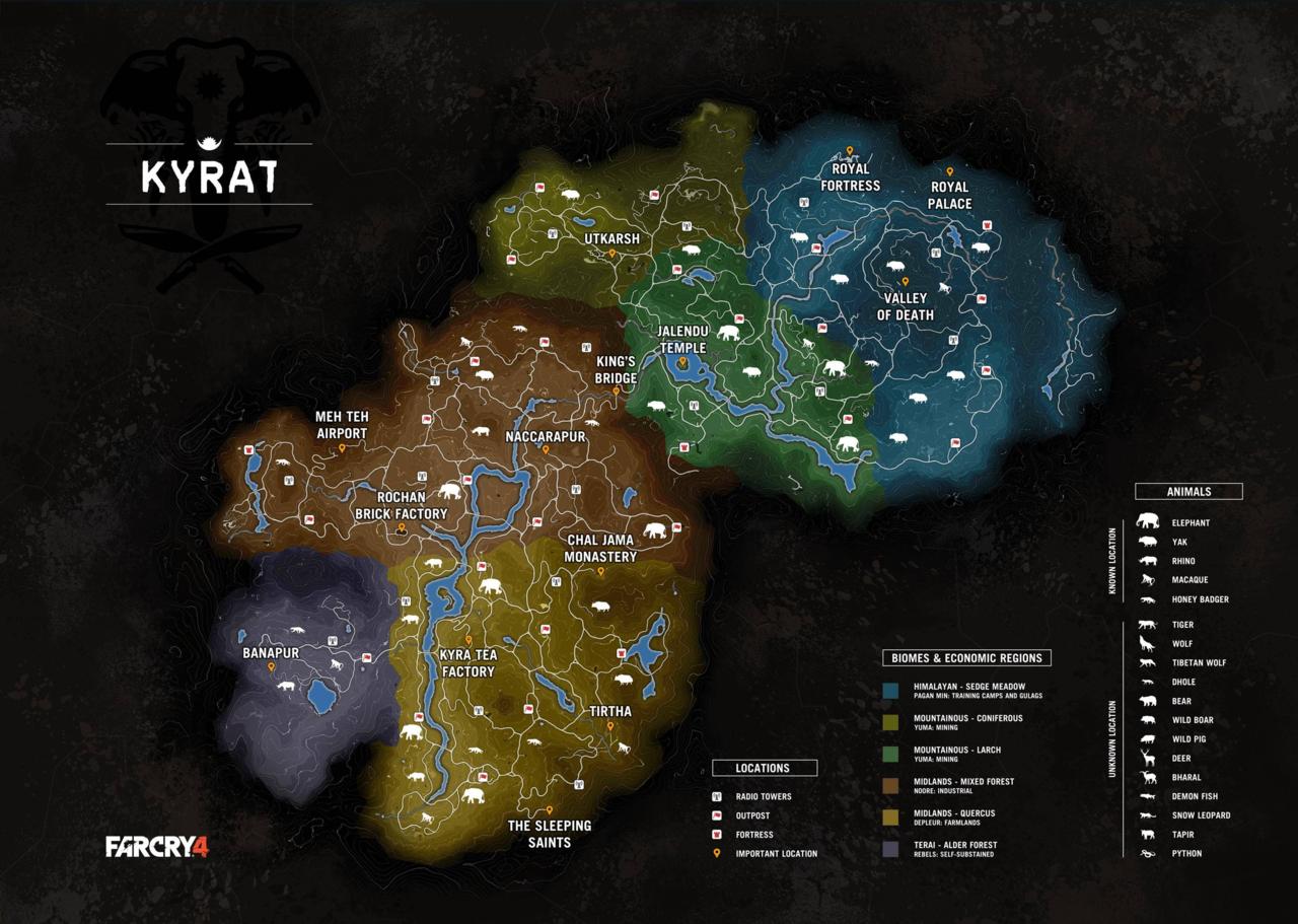 Far Cry 4 Map Leaks – Report