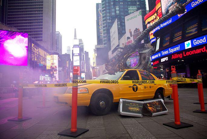 World of Warcraft Invades Times Square To Promote Next Expansion
