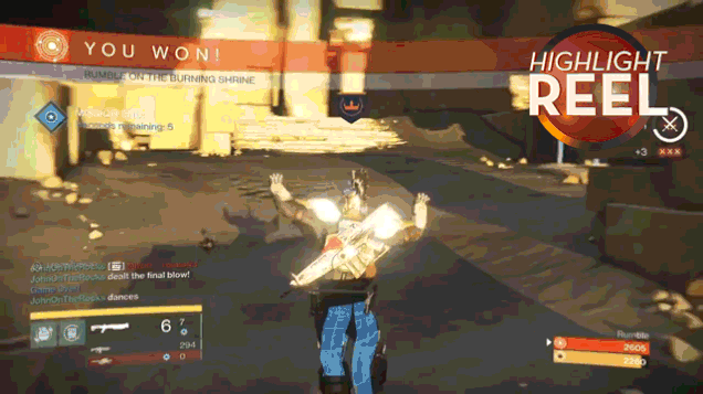 Getting First Place In Destiny's Rumble – Without Firing A Shot