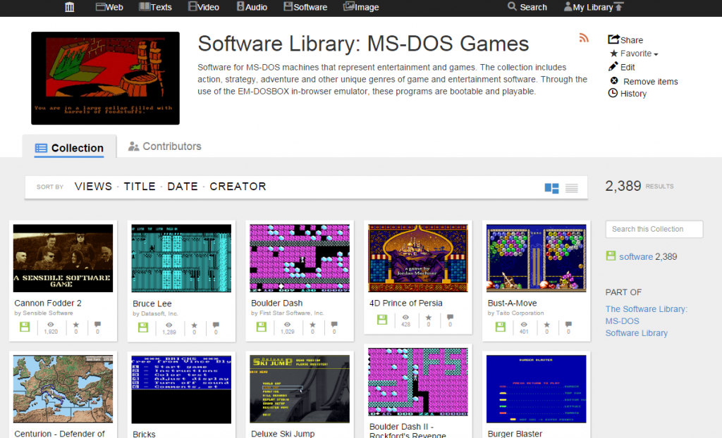 Play Over 2,400 MS-DOS Games in Your Browser for Free