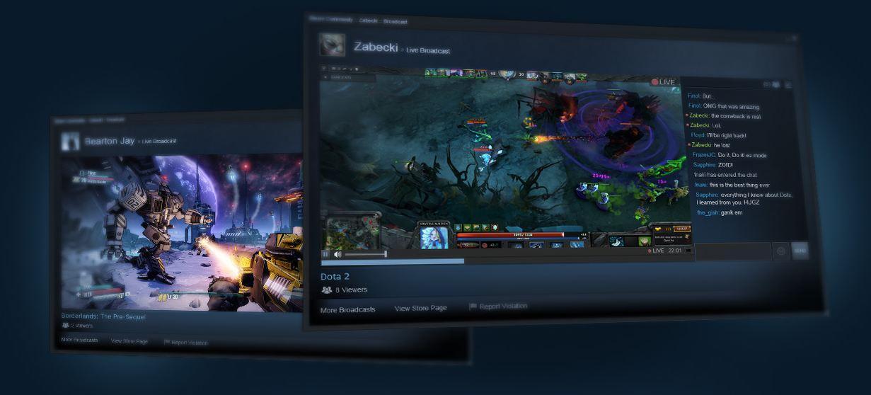 Steam Broadcasting Now Available to All