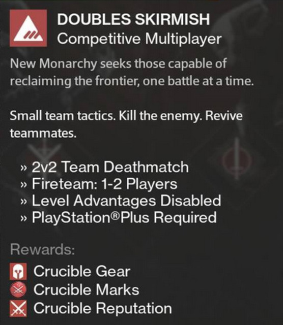 Destiny Introduces New Game Mode, Doubles