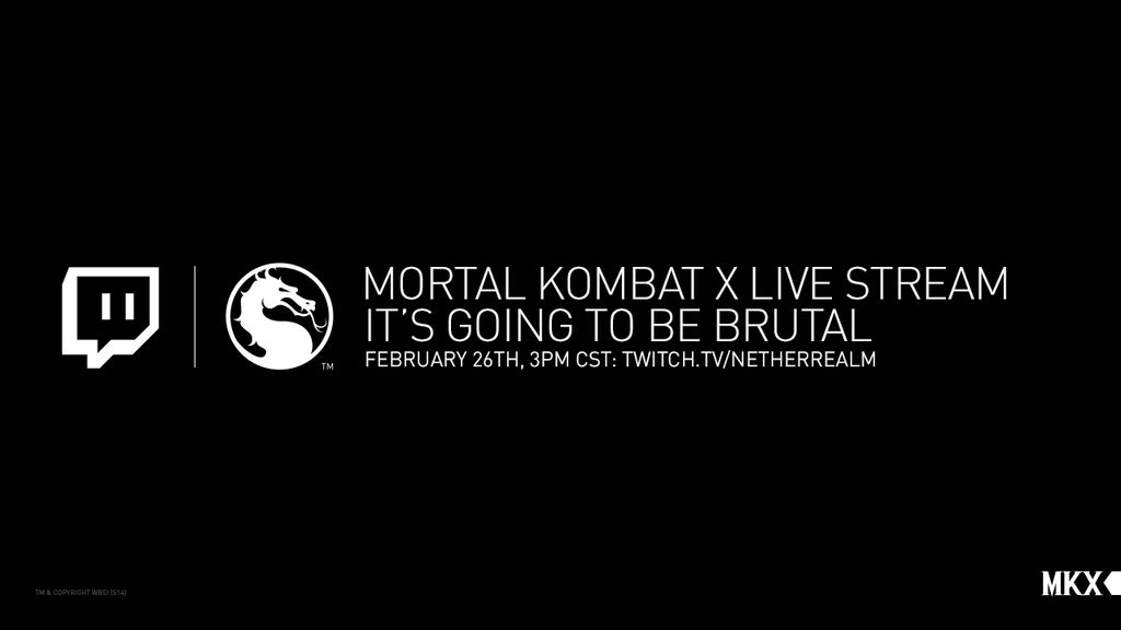 Mortal Kombat X's Upcoming Live Stream Teases Brutalities