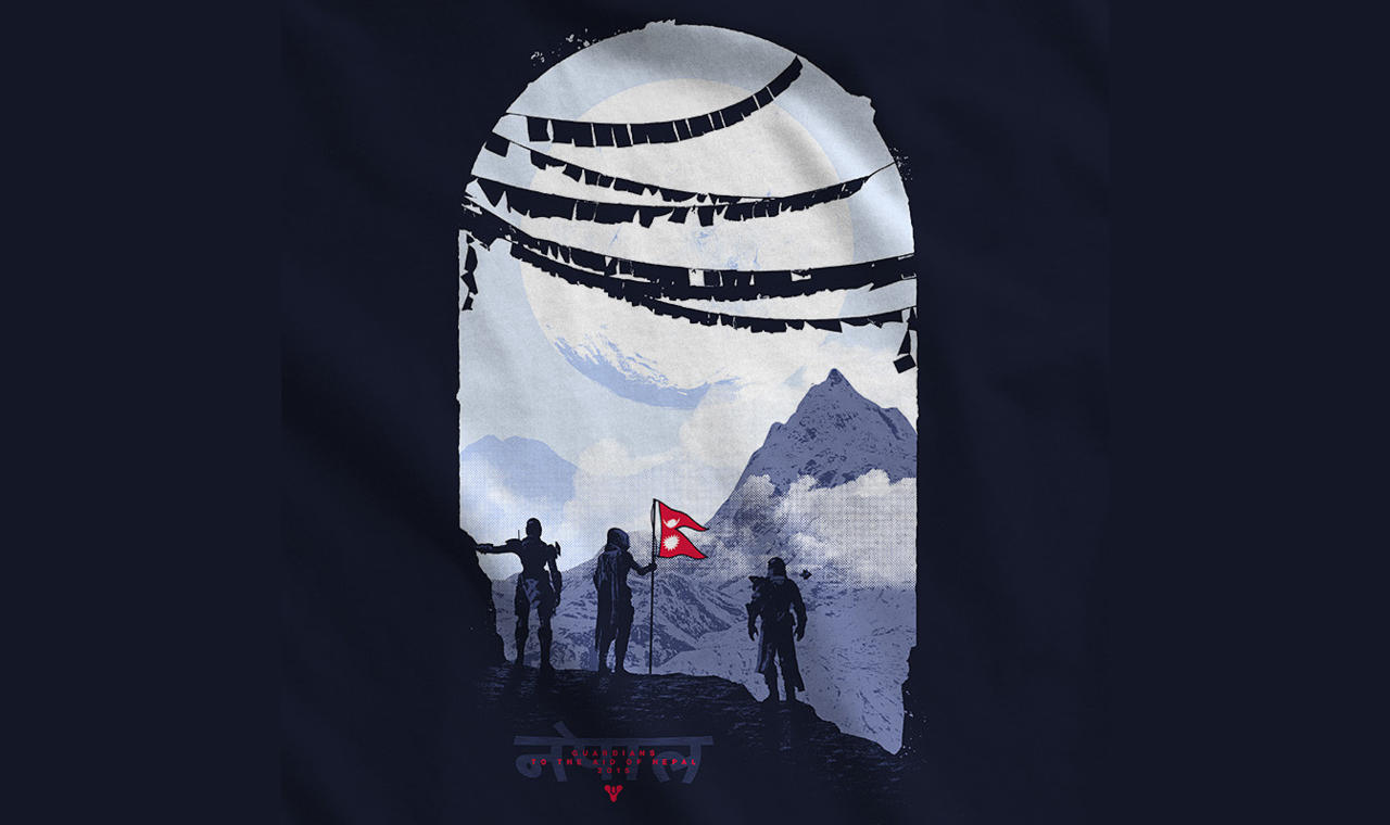 Buy a Destiny T-Shirt to Help Bring Aid to Nepal (and You Get a Shader)
