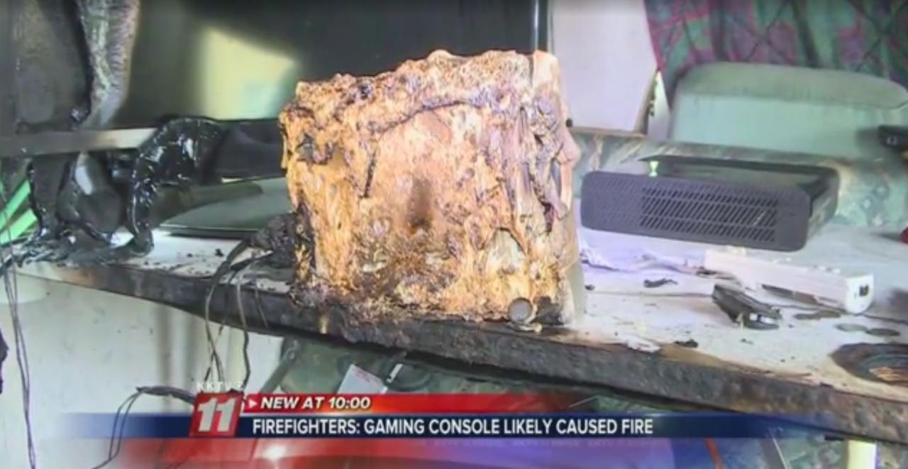 Man Says Wii Burned His House Down