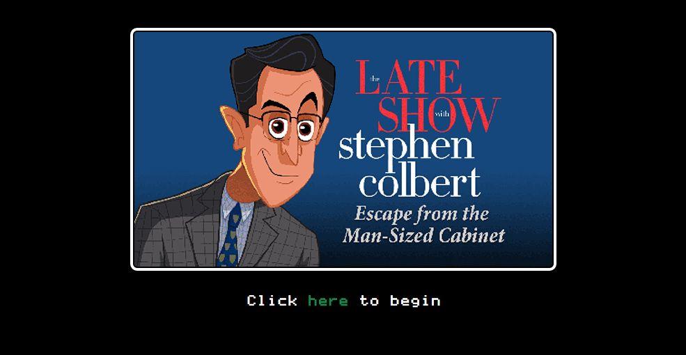 Stephen Colbert Now Has His Own Adventure Game