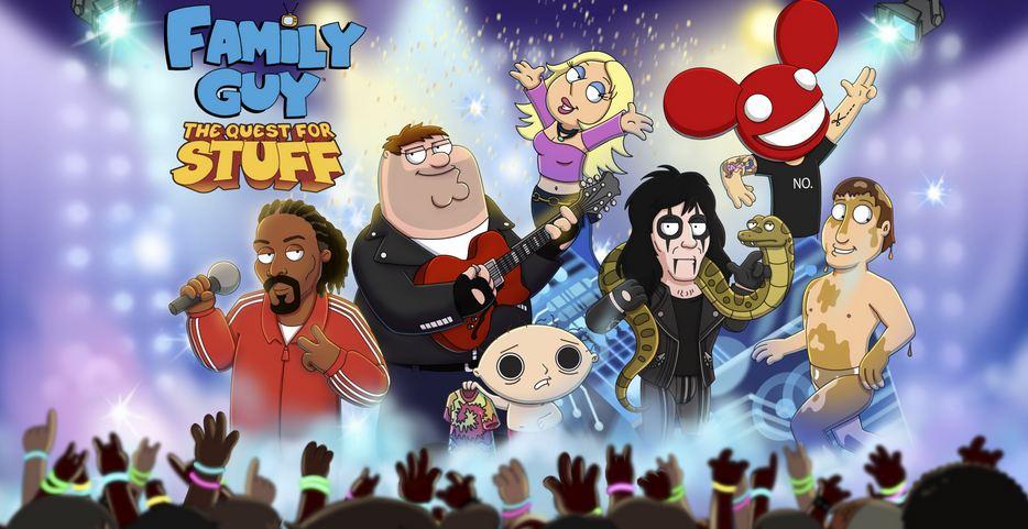 Snoop Dogg, Deadmau5, Weird Al Invade Family Guy Game