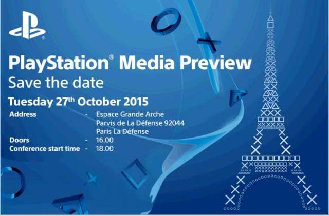 Sony's Paris Games Week PlayStation Conference Dated
