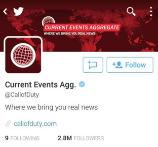 Call of Duty Live Tweeted a Fake Terrorist Attack