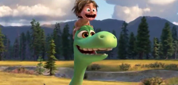 Dinos Speak in International Trailer for Pixar's 'The Good Dinosaur'