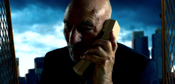 Patrick Stewart in Christmas Elevator Comedy 'Christmas Eve' Trailer