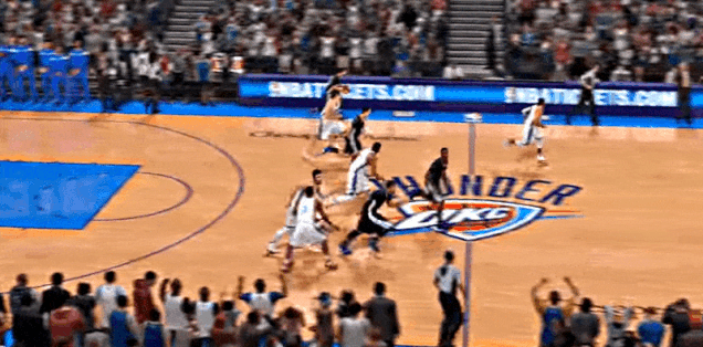Steph Curry, who continues to ball like he’s cheating in a video game, now has a very fitting video