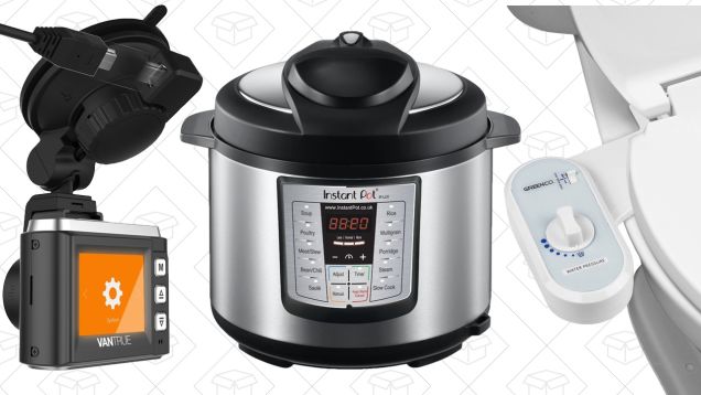 Saturday's Best Deals: Dash Cam, Pressure Cookers, $22 Bidet, and More