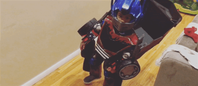 Kid's Transformers Costume Can Transform