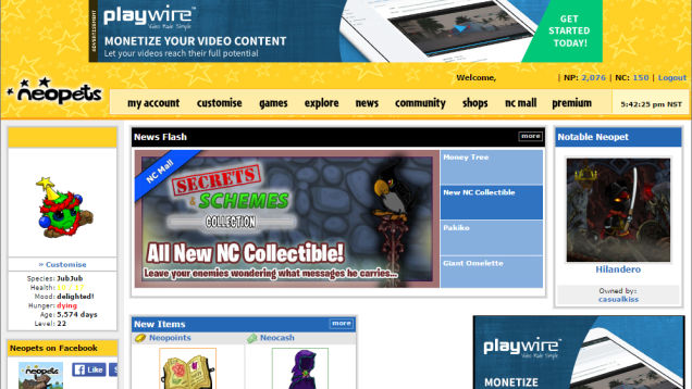 15 Years Later, Neopets Is Full Of Ads And Lets You Wear Poo
