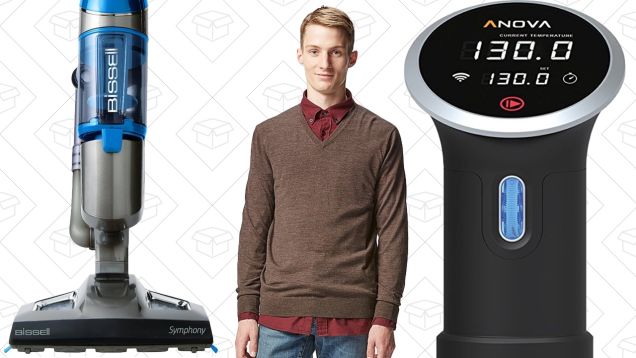 Sunday's Best Deals: Sous-Vide, Merino Wool, Steam Mop/Vacuum Combo, and More