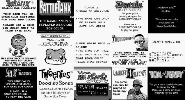 You can’t stick a Game Boy Color cartridge in a Game Boy.