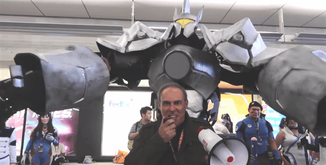 The Real Reinhardt Meets A Giant Reinhardt