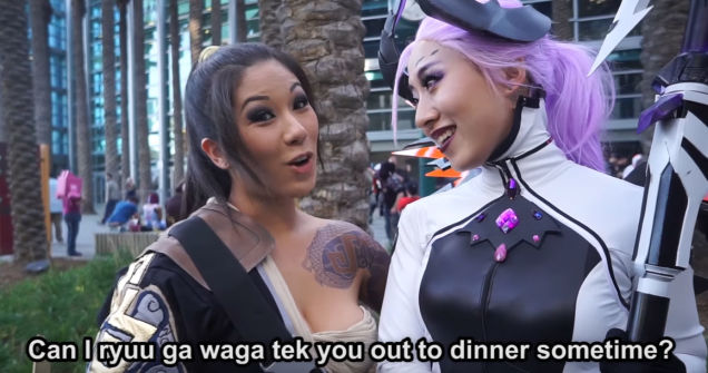 Incredible Overwatch Cosplay vs Bad Pick-Up Lines