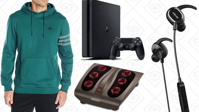 Today's Best Deals: Adidas Outerware, HoMedics Massagers, Bluetooth Earbuds