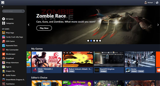 Facebook Stashes All Its Games In One App