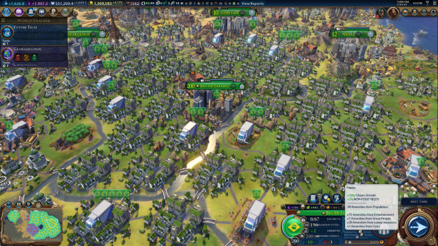Civilization VI City Has Over Two Billion People