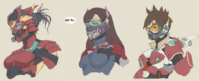 If Overwatch Was Cyberpunk