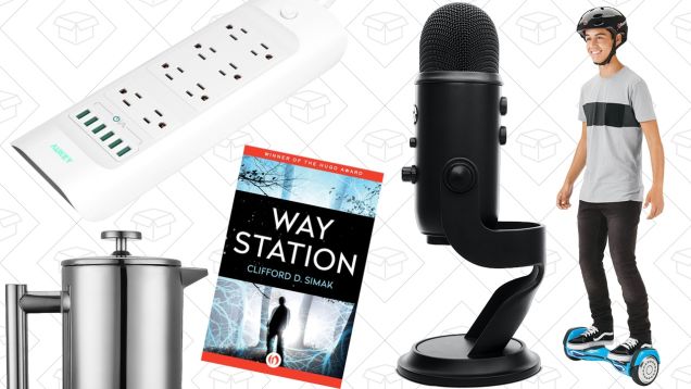 Today's Best Deals: Hoverboard, Yeti Microphone, French Press, and More