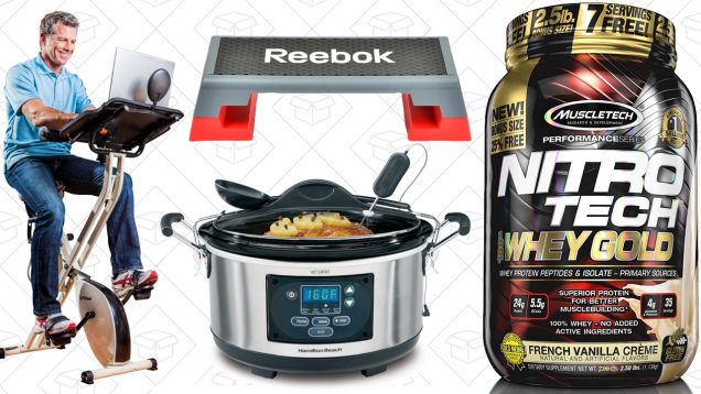 Today's Best Deals: Protein Powder, Programmable Slow Cooker, HDTV Bias Lights, and More
