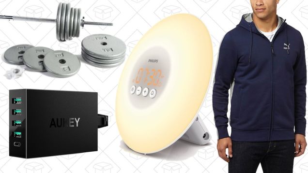 Today's Best Deals: Workout Equipment, PUMA, Philips Wake-Up Light, and More