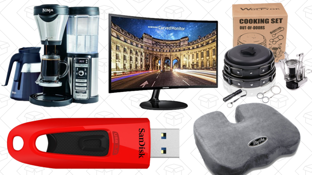 Saturday's Best Deals: Samsung Monitors, Ninja Coffee Bar, Camping Pans, and More