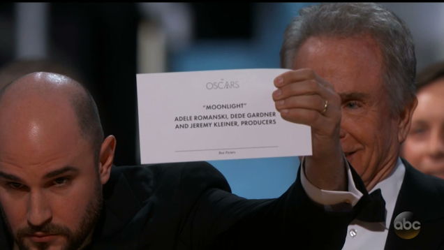 Oscars Fuck Up Best Picture Announcement