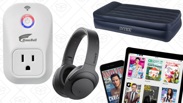 Saturday's Best Deals: Air Mattress, Alexa-Enabled Smart Plugs, Vizio Soundbar, and More
