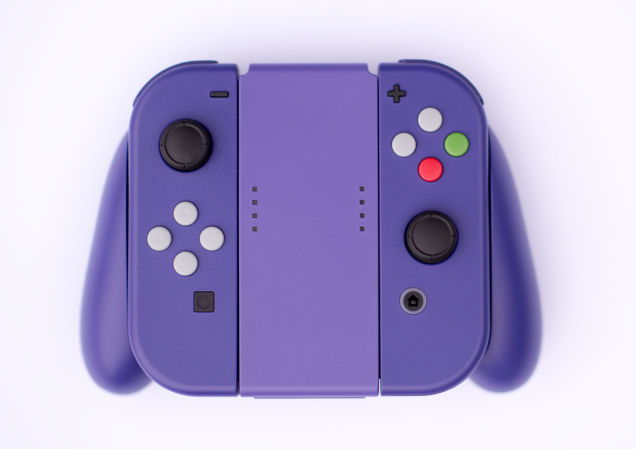 Switch Controller Cosplays As GameCube Pad