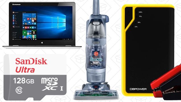 Saturday's Best Deals: Vacuum/Mop Hybrid, $20 Jump Starter, Lenovo Yoga, and More