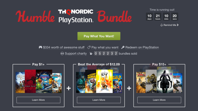 Download 15 PS4/PS3 Games For $15 With the THQ Nordic Humble Bundle